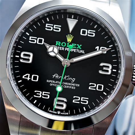 rolex air king glass|rolex air king website.